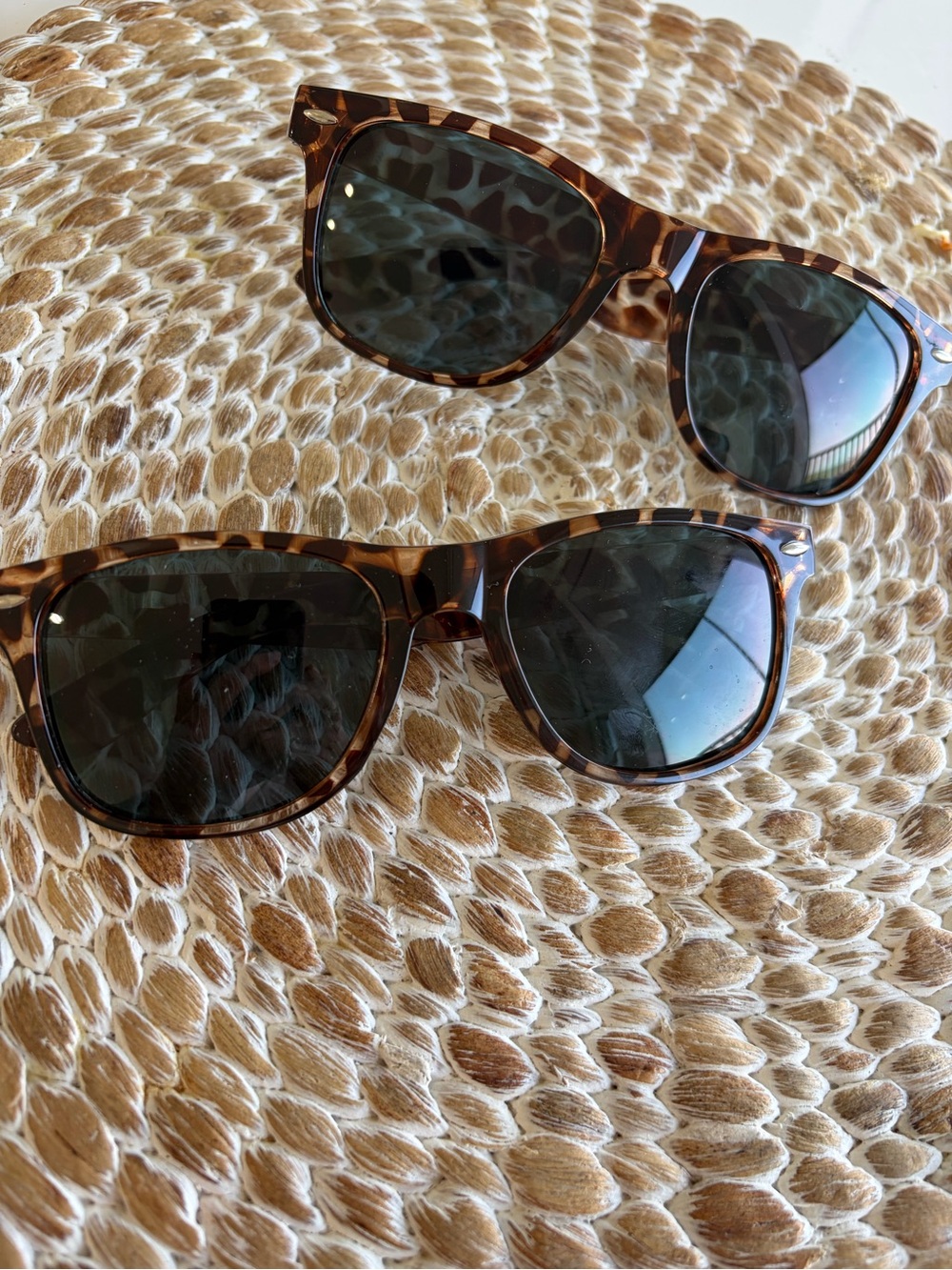 Set of 2 Leopard Frame Sunglasses